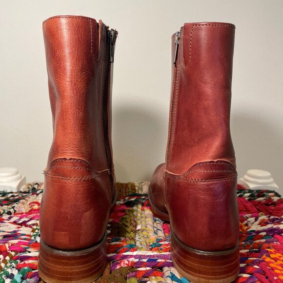 [SOLD] FRYE Campus Mid Calf Boot with Inside Zipper - Mens  Size: 9.5 - Picture 6 of 16